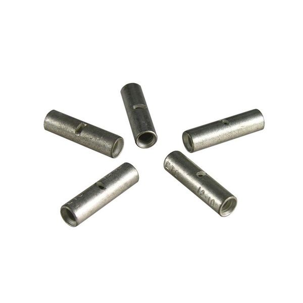12-10 AWG Uninsulated Butt Connector Pkg/20 - Click Image to Close